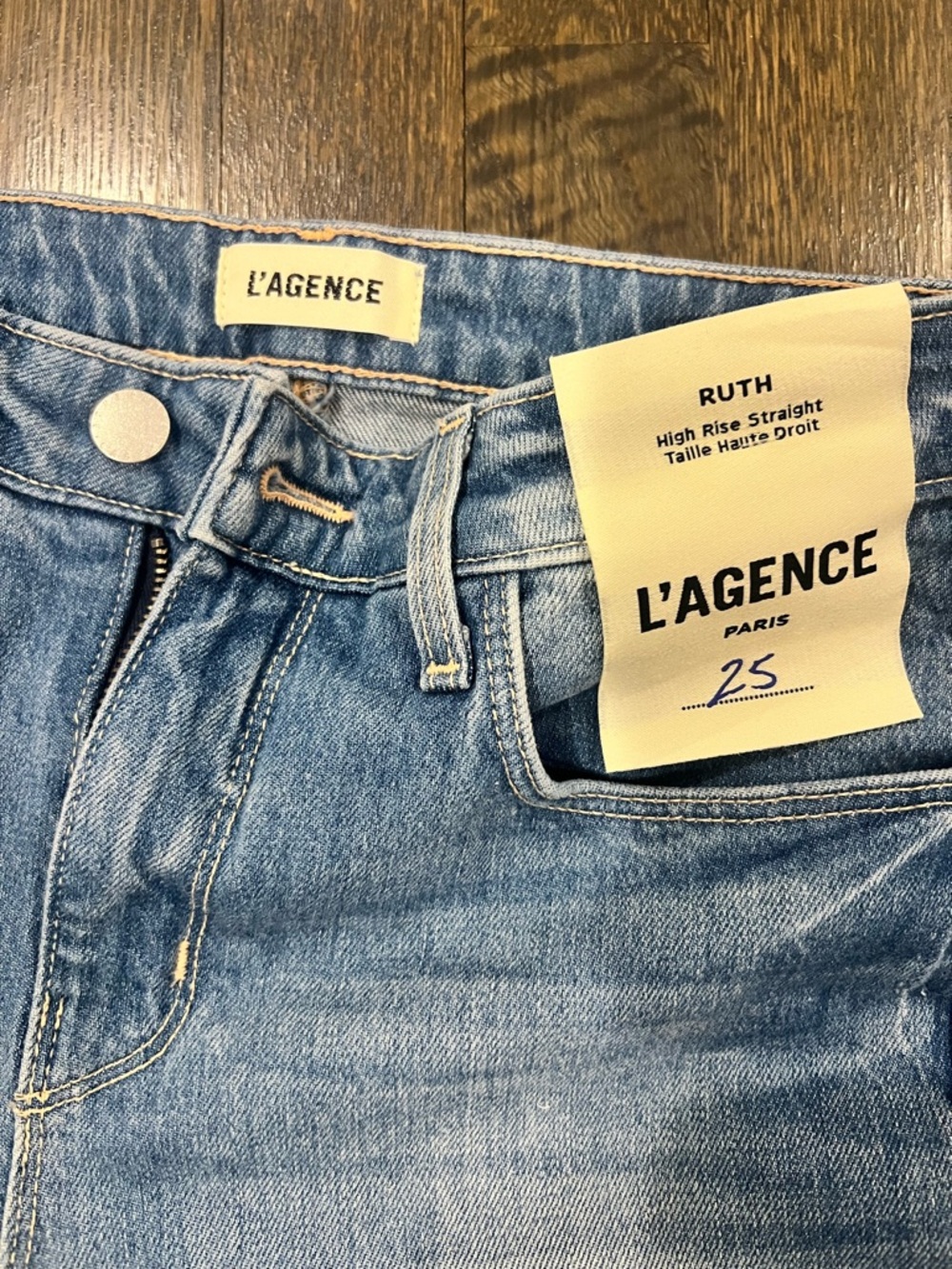 L'AGENCE Ruth High Rise straight Jeans - Picture 5 of 5